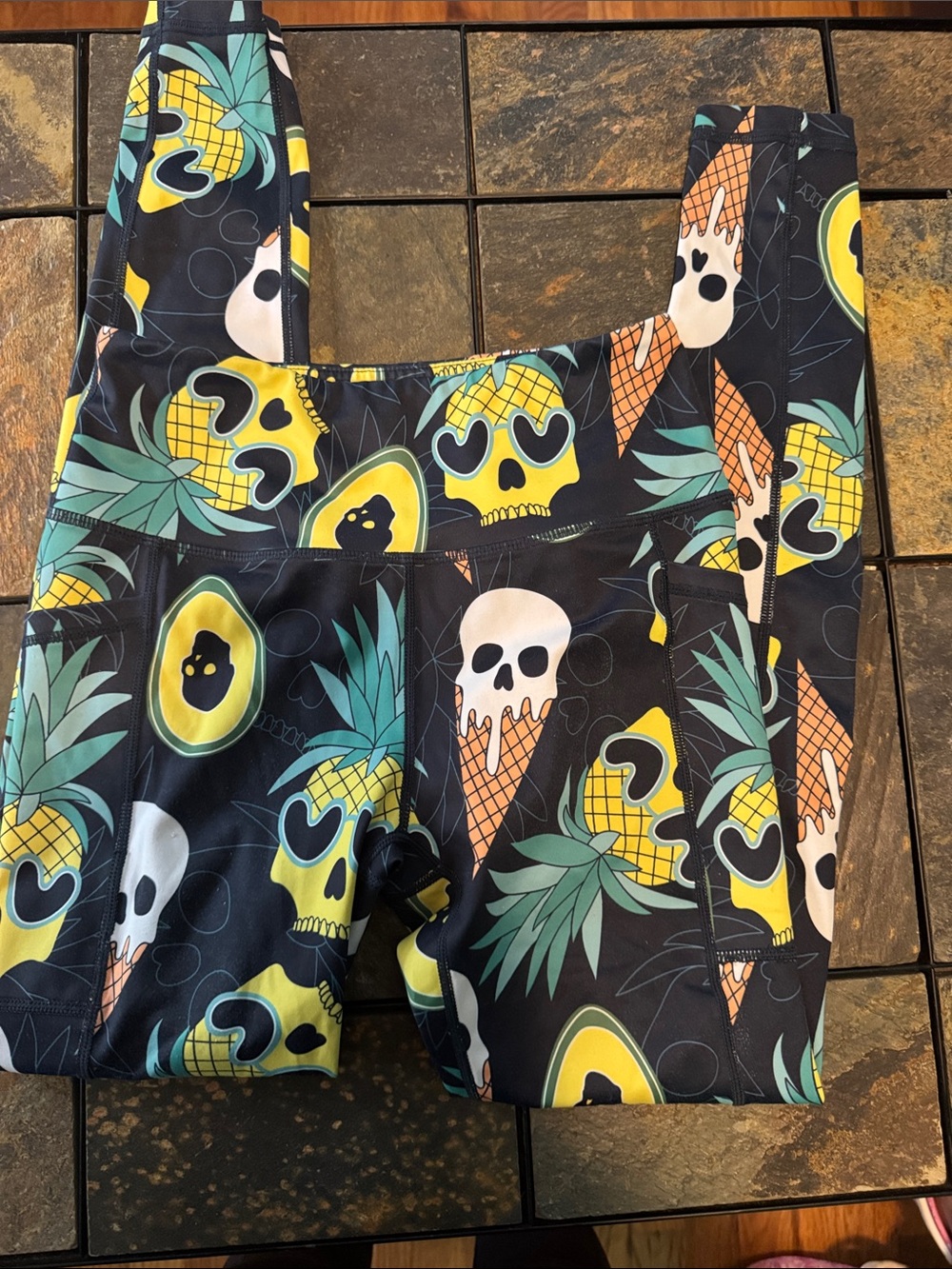 CVG ICE CREAM SKULL LEGGINGS